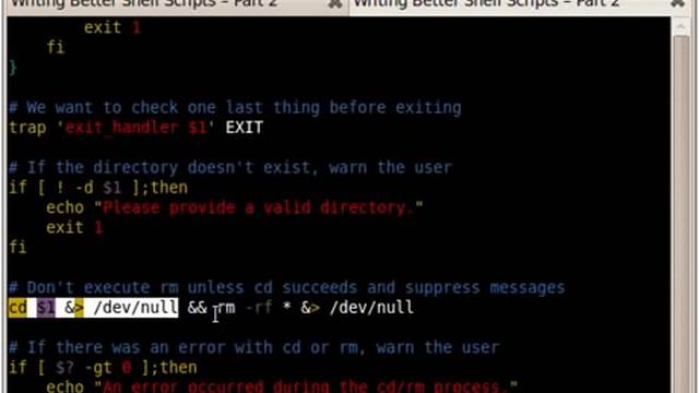 Writing Better Shell Scripts - Part 2 смотреть онлайн