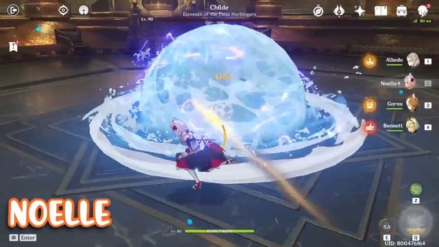 C0 Itto vs C6 Noelle: Redhorn Stonethresher Showcase - Genshin Impact смотреть онлайн