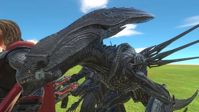 AVENGERS BATTLE in Animal Revolt Battle | IRONMAN SPIDERMAN vs THOR THANOS BATMAN FIRE DRAGON | CHO смотреть онлайн