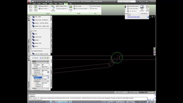 New Piping Features In AutoCAD MEP 2010 смотреть онлайн