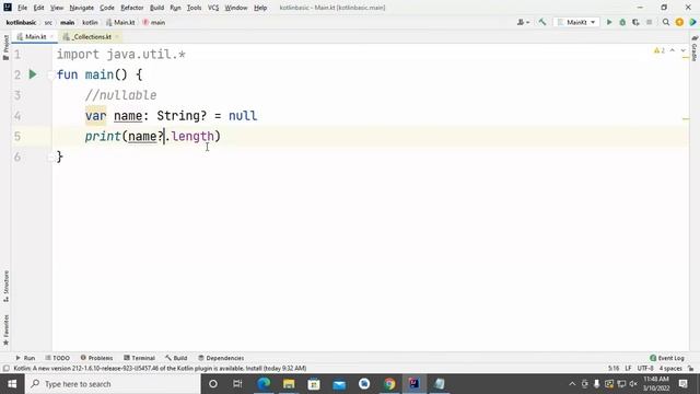 6 Null safety in Kotlin смотреть онлайн