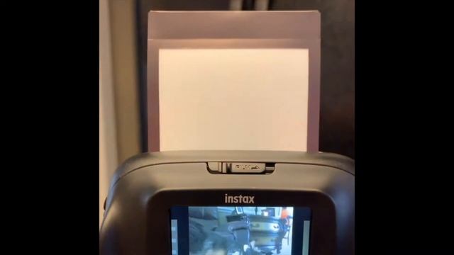 Printing And Developing A Photo Taken With A Fujifilm Instax Square SQ20 смотреть онлайн