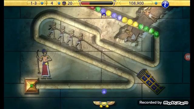 Luxor Amun Rising HD ( Android ) : Stage 1-1~1-4 ( Easy ) смотреть онлайн