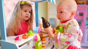 Bad Baby ВРЕДНЫЕ ДЕТКИ Кукла Беби Бон В МАГАЗИНЕ МОРОЖЕНОГО Baby Born Doll Emily in Ice Cream Shop