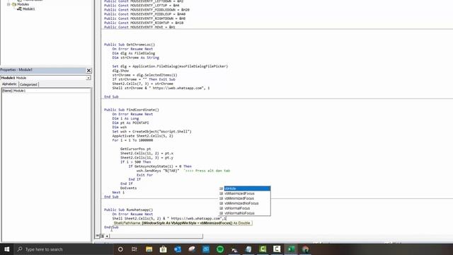 Make your excel can send whatsapp using vba - no selenium no chrome driver смотреть онлайн