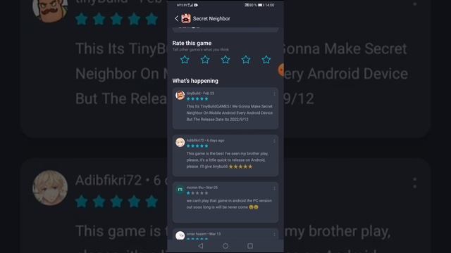 Официальная Дата Выхода Secret Neighbor на Android!!! смотреть онлайн