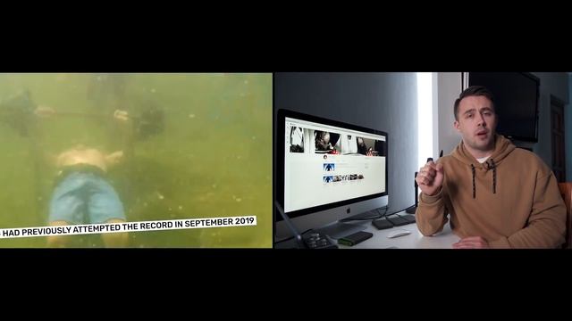 ЖИМ ШТАНГИ ПОД ВОДОЙ! Мировой рекорд смотреть онлайн