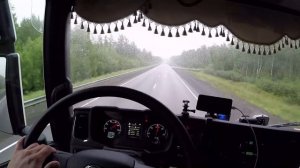 Дальнобой по России на Scania R440.Рейс Москва-Сахалин часть 1.Поломка в дороге...
