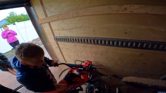 Surprising 4 Year-Old With His First Dirt Bike | Honda CRF-50