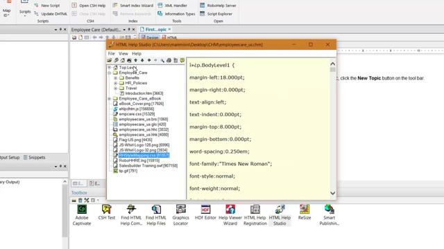 Create Robohelp Projects using CHM смотреть онлайн