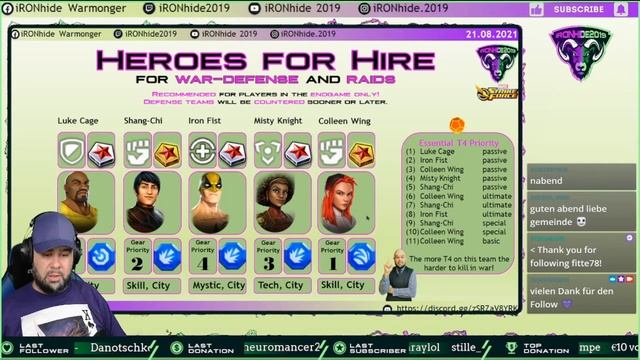 Hereos for Hire + Shang-Chi i.d.A. - Marvel Strike Force - MSF смотреть онлайн