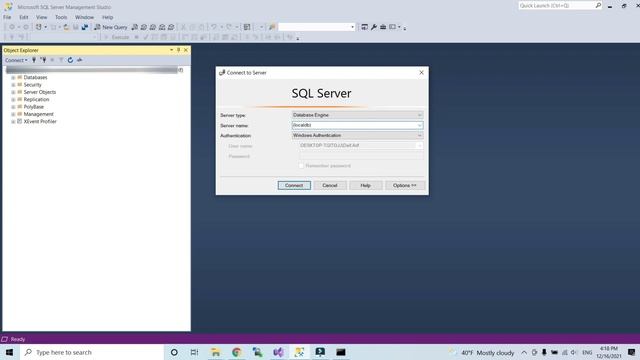 How to connect to SQL server| Setup server instance in Microsoft SQL Server Management Studio смотреть онлайн