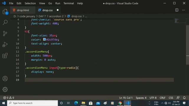 How To Create An Accordion Menu Using Only HTML & CSS смотреть онлайн