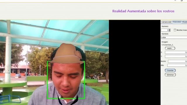 Realidad aumentada sobre los rostros desarrollado con Java y OpenCV смотреть онлайн