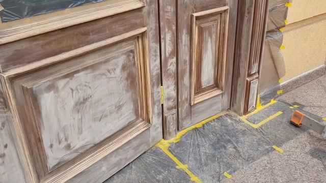 Реставрация огромных деревянных дверей смотреть онлайн