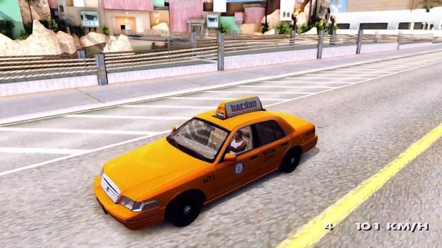Ford Crown Victoria LA Taxi - GTA San Andreas _REVIEW смотреть онлайн
