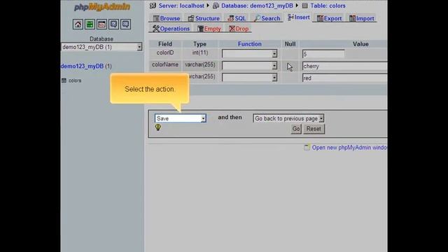 Updating records via phpMyAdmin смотреть онлайн