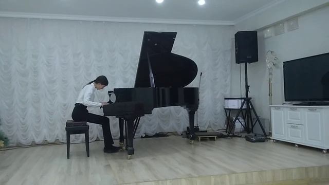 Никифорова Мария 14 лет, И.С. Бах ХТК 1 том Прелюдия и фуга фа-диез мажор, С. Геллер Этюд ор. 46 №1 смотреть онлайн