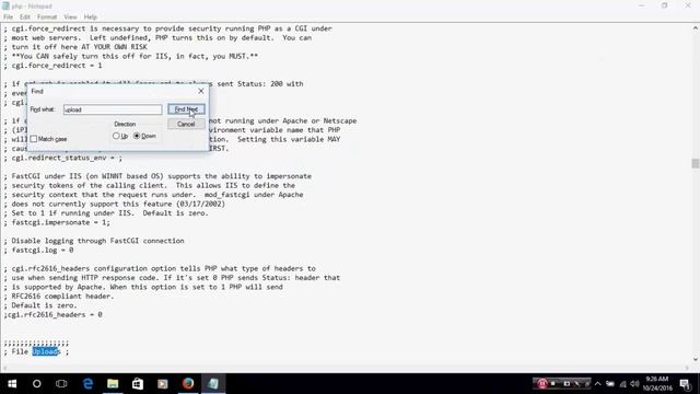 where is location php.ini and how edit php configuration file ( case appserv in windows 10 ) смотреть онлайн