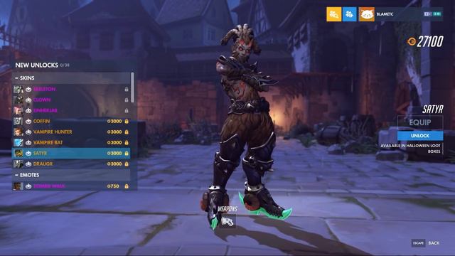 Overwatch All New Skins - Halloween Event смотреть онлайн
