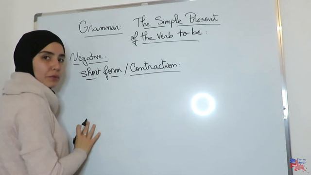 THE SIMPLE PRESENT OF THE VERB TO BE (NEGATIVE) смотреть онлайн