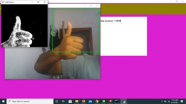 Sign language recognition to text and voice using CNN || Python Project смотреть онлайн