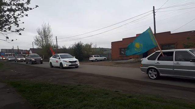 Авто пробег в честь 9 мая С.Саумалколь