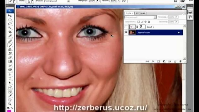 Подбор цвета кожи при переносе изображения..avi смотреть онлайн