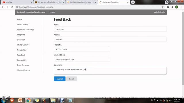 Online Orphanage Management System in PHP смотреть онлайн