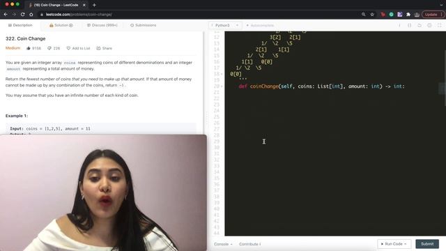 Coin Change - LeetCode 322 - Python (Recursive and Iterative!) смотреть онлайн