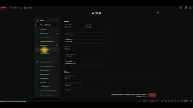 How to Verify Deriv Account Sinhala | Binary Trading Sinhala | Deriv Account ID Verification Sinhal смотреть онлайн