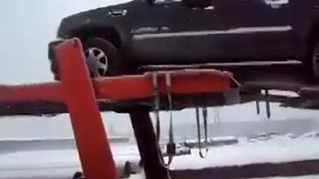 Погрузка на автовоз. Cadillac Escalade смотреть онлайн