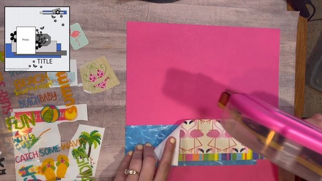 Hello Summer. Sketch Sunday. Off the Board with Pineapple Papers. #OTBWPP #scrapbookprocessvideo смотреть онлайн