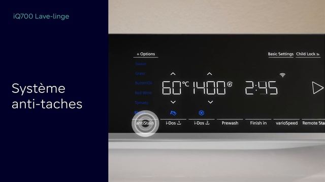 Lave-linge iQ700 de Siemens смотреть онлайн