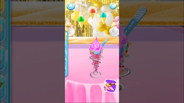 PLAY KIDS GAME SUMMER RAINBOW ICE CREAM MAKER #5 | GAME FOR ANDROID/IOS смотреть онлайн