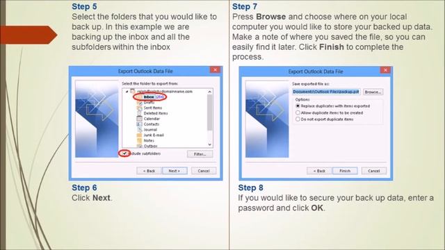 Back up and Restore emails using Outlook 2013 смотреть онлайн
