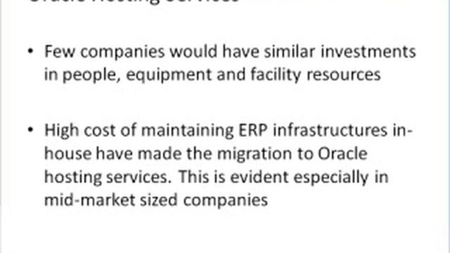 Oracle Hosting Services: Why Hosted ERP Scares Some Companies смотреть онлайн