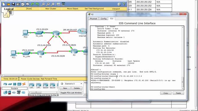 8.2.3.5 Packet Tracer - Troubleshooting EIGRP for IPv4 смотреть онлайн