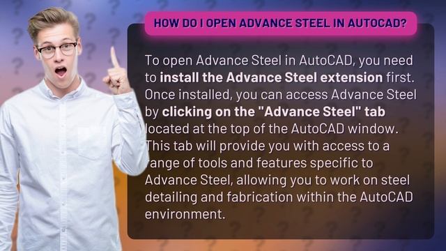 How do I open Advance Steel in AutoCAD? смотреть онлайн