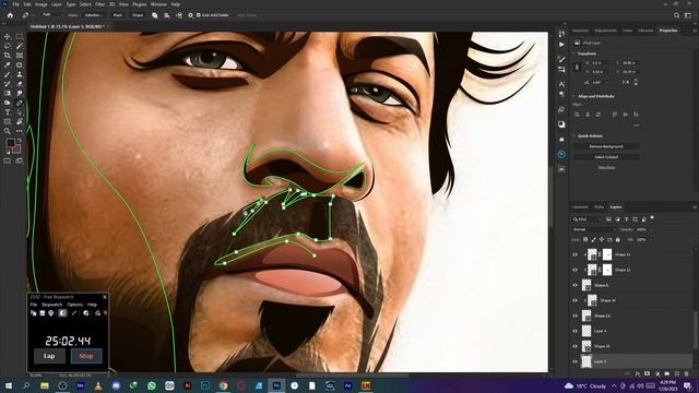 PATHAN Vector art | photoshop timelapse | ss creations 2020 смотреть онлайн