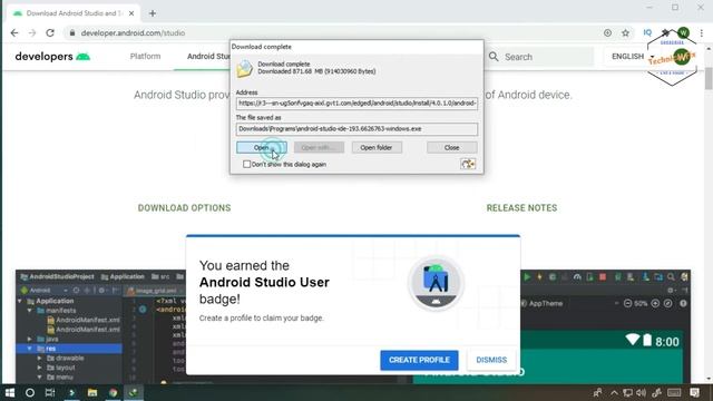 How to Install Android Studio on Windows 10 Step by Step смотреть онлайн
