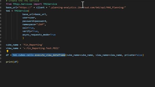 Flow data from TM1/Planning Analytics to Power BI in less than 10 lines of code смотреть онлайн