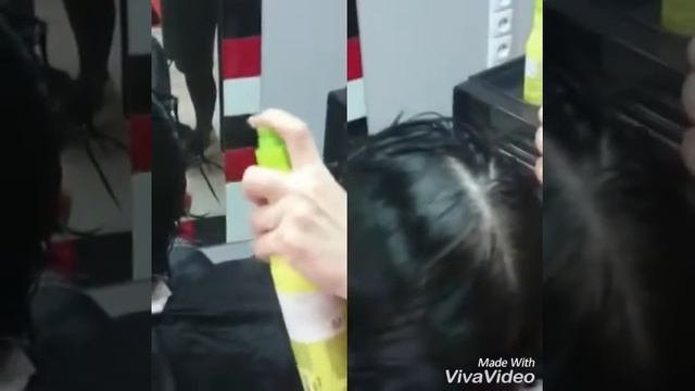 Стрижка огнем в салоне КРАСИВЫЕ ЛЮДИ смотреть онлайн