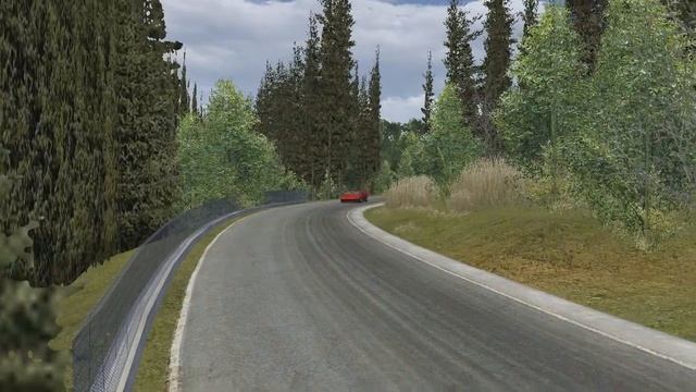 rFactor Ferrari F40 Touge, cockpit and TV cam