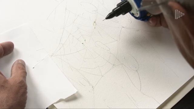 Маскировочная жидкость для акварели. Как нарисовать тонкую линию? смотреть онлайн