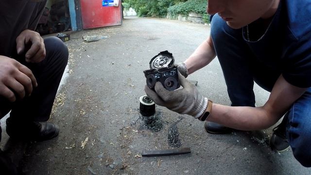 Магниты на масляном фильтре после обкатки двигателя