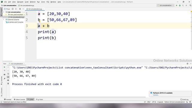 List Concatenation in Python || Tutorial - 56 || Python Tutorial смотреть онлайн