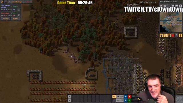 Factorio PVP Biter Challenge 16 - Team JD_Play5 vs. Team Not-Anti - Part 1 смотреть онлайн