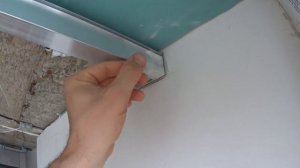 Ниша в натяжном потолке для карниза на профиле БП 40.  Ростов на Дону , ЖК Гвардейский