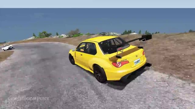 High Speed Traffic Crashes #79 - BeamNG Drive | CrashBoomPunk смотреть онлайн